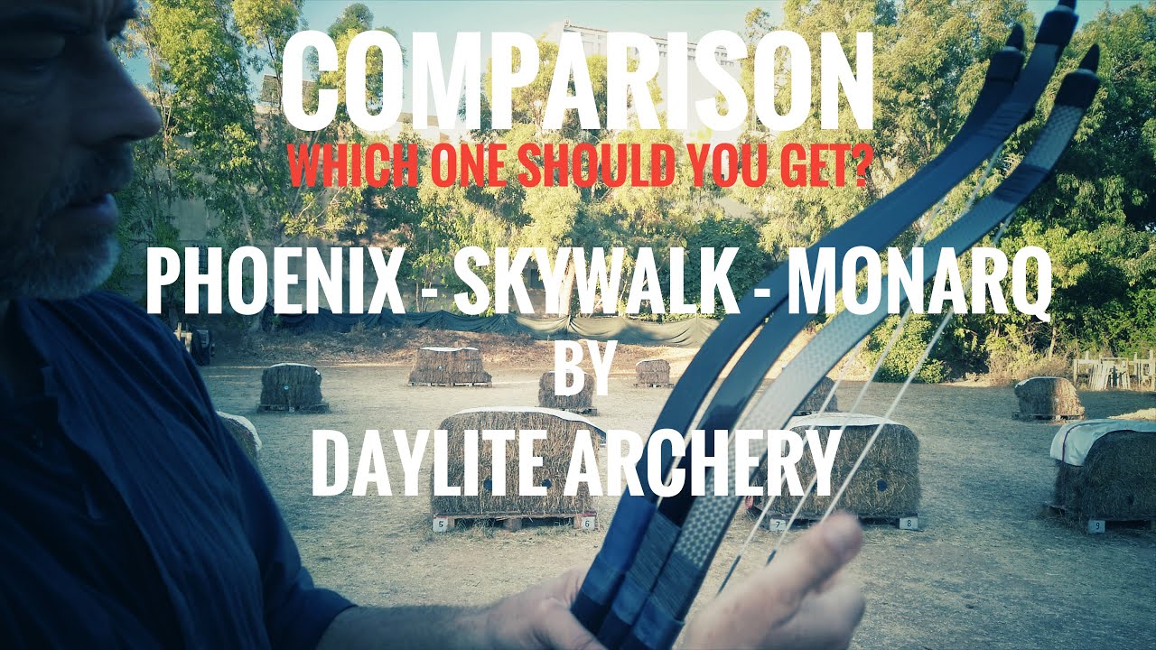 Phoenix, Skywalk, Monarq - Korean Bows by Daylite Archery - Comparison