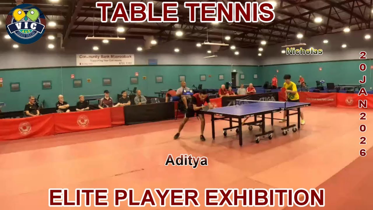 Adi Sareen (2242) vs Nic Lum (2347) 🏓 Match 🏓 2026 Table Tennis - Elite Player Exhibition