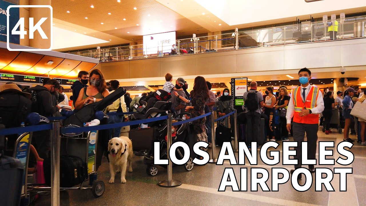 [BEST SCENES]  - Walking tour 1 HOUR 25 MIN - LOS ANGELES INTERNATIONAL AIRPORT, California - [4K]