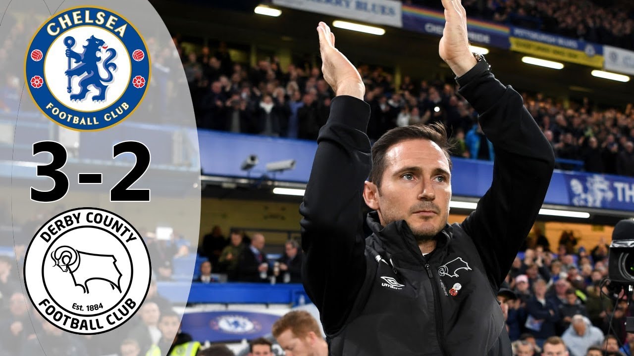 Chelsea vs Derby County 3-2 - All Goals & Extended Highlights - 2018