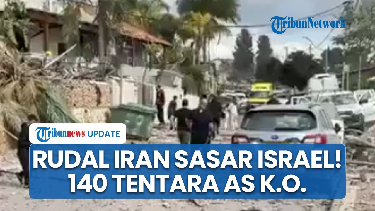 Rangkuman Konflik Iran-AS: Israel Tak Bisa Cegat Rudal 1,5 Ton Iran, 150 Tentara AS Sekarat