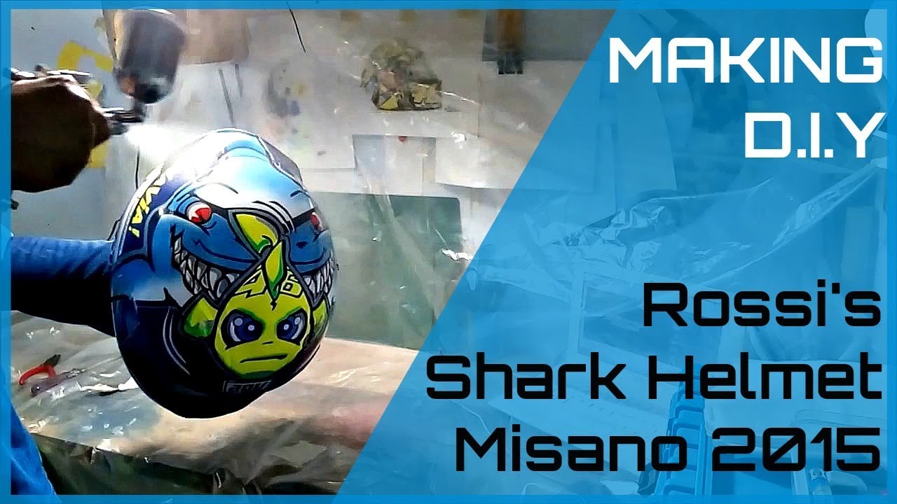 Making a Valentino Rossi Shark Helmet Misano 2015