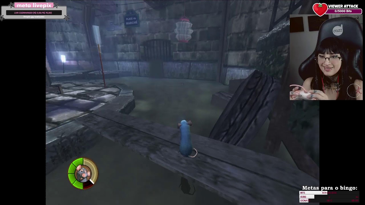 Jogando Ratatouille de PS2 | Live 1 #ratatouille