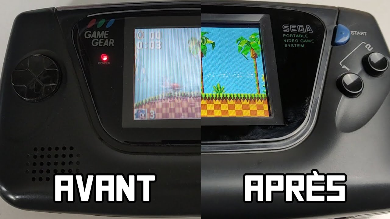 Tuto changer l'écran LCD sur Gamegear (mc will)