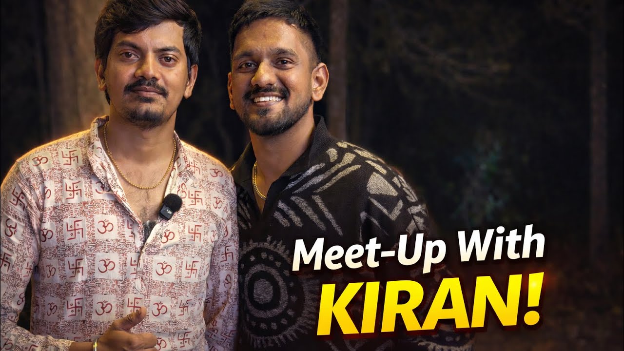 Meet-up with kithadi kiran …✌️👍
