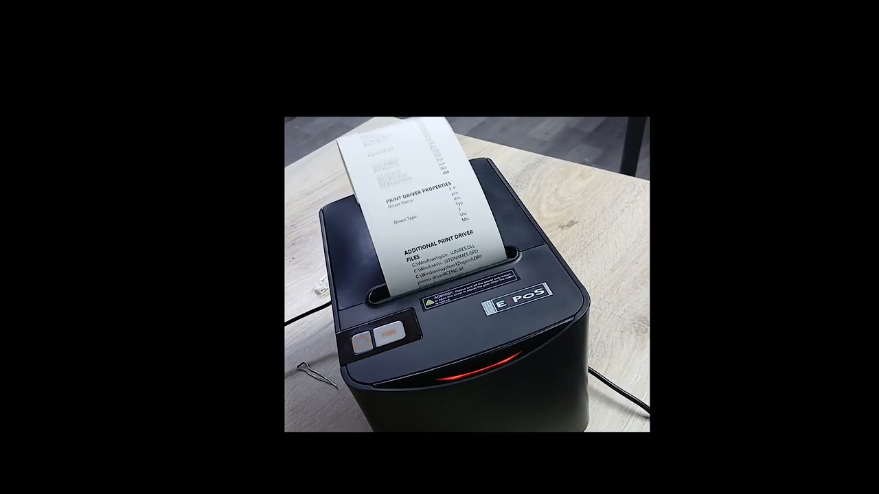 EPOS ECO 250 Thermal Printer Driver Installation on the USB