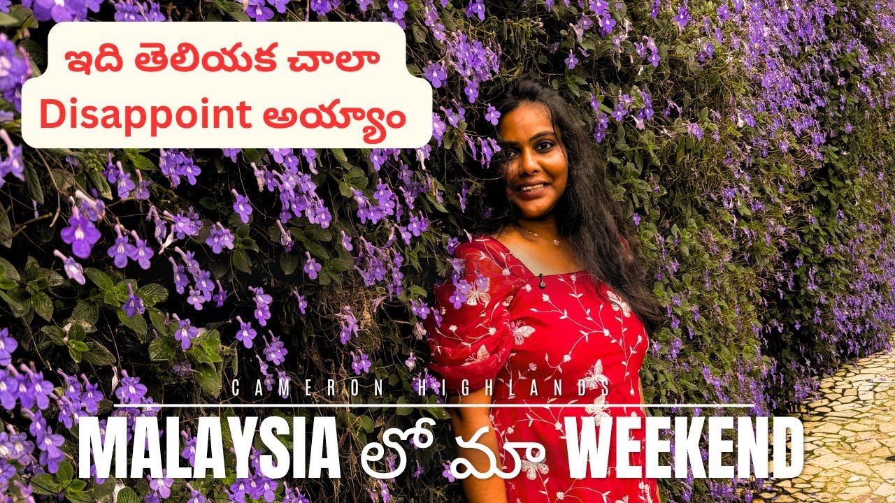 Malaysia లో మా Weekend || చాలా Disappoint అయ్యాం 😞 | Flora Park || Telugu Vlogs || Jaya & Revanth