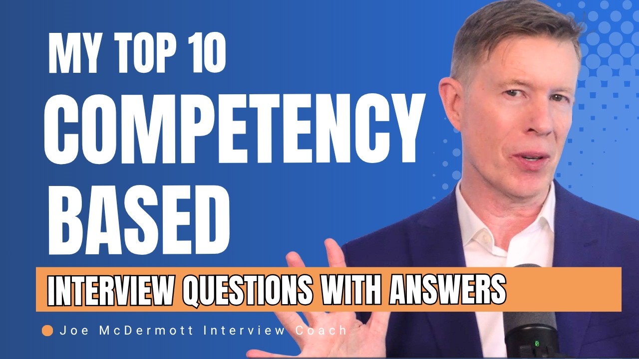 My Top 10 COMPETENCY BASED Interview Questions (+ How to Answer) #competencybasedinterview