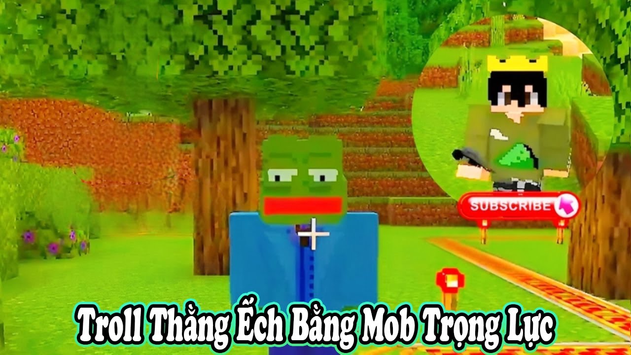 🕹️Troll Thằng Ếch Bằng Mob Trọng Lực 🐸⚡ #tiktok​​ #douyin​​ #minecraft #LongKaEntertainment