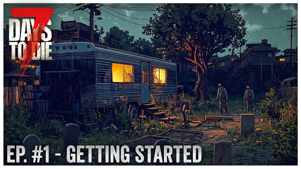 I Found a Cozy Trailer Home to Wait Out the Apocalypse - 7 Days to Die (GETTING STARTED)