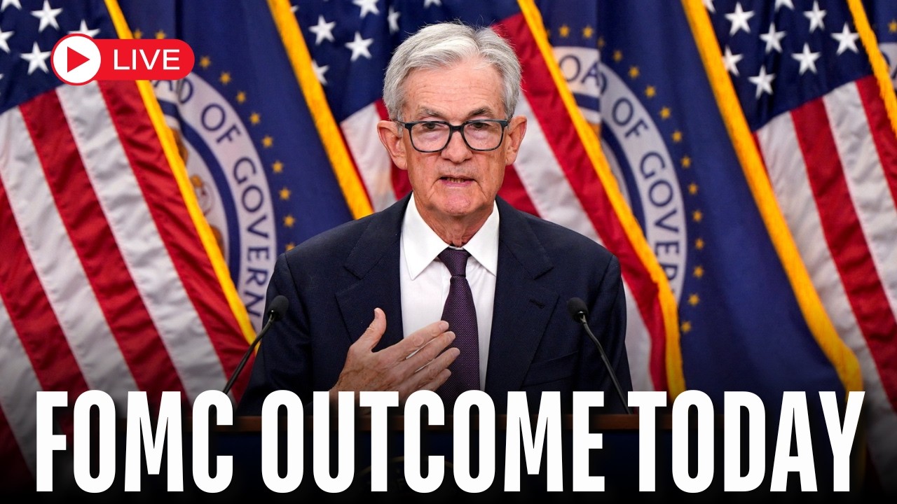 LIVE: US Fed Press Conference Outcome | Fed Rate Cut Live | FOMC Meet Today | Jerome Powell Speech