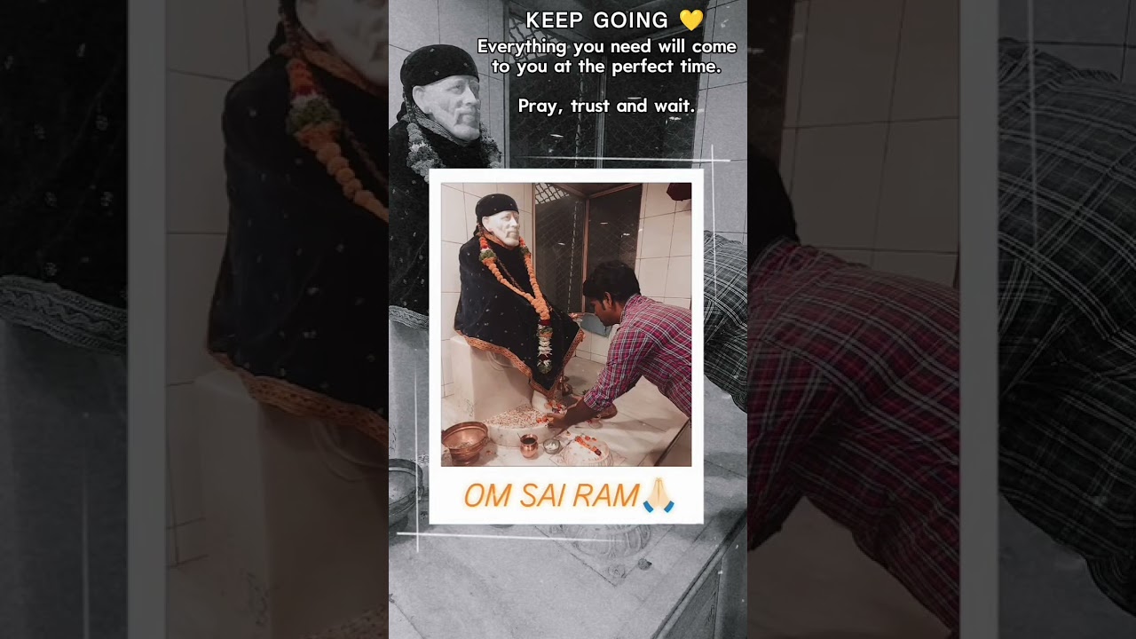 Sai Baba Blessed Message for You Today 🙏✨ #saibaba #shorts #omsairam#sab ka malik ek #saibaba status