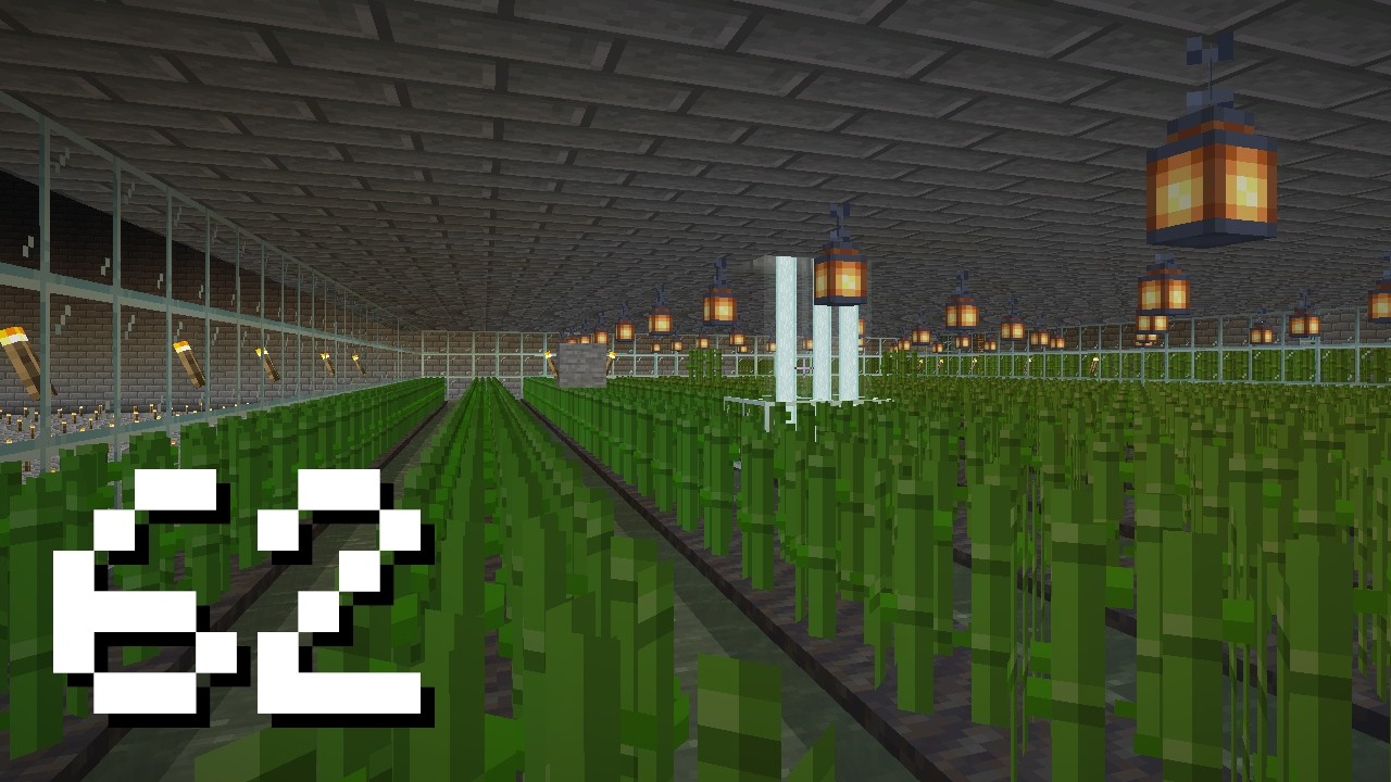 Minecraft 1.20.1 Automatyczna farma trzciny cukrowej timelapse x16