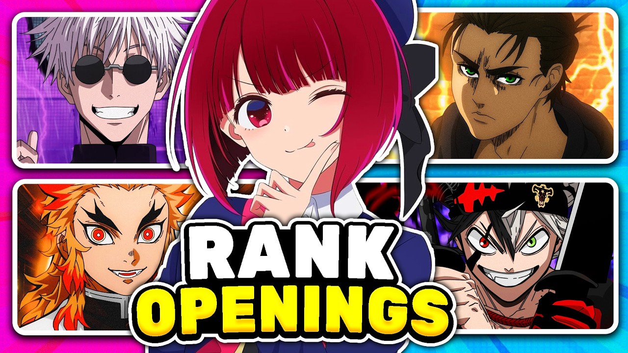 🔥 BLIND Ranking ANIME Openings (Without Knowing What's Next)