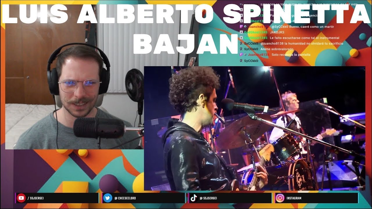 Primera Vez Reaccionando a Luis Alberto Spinetta - Bajan