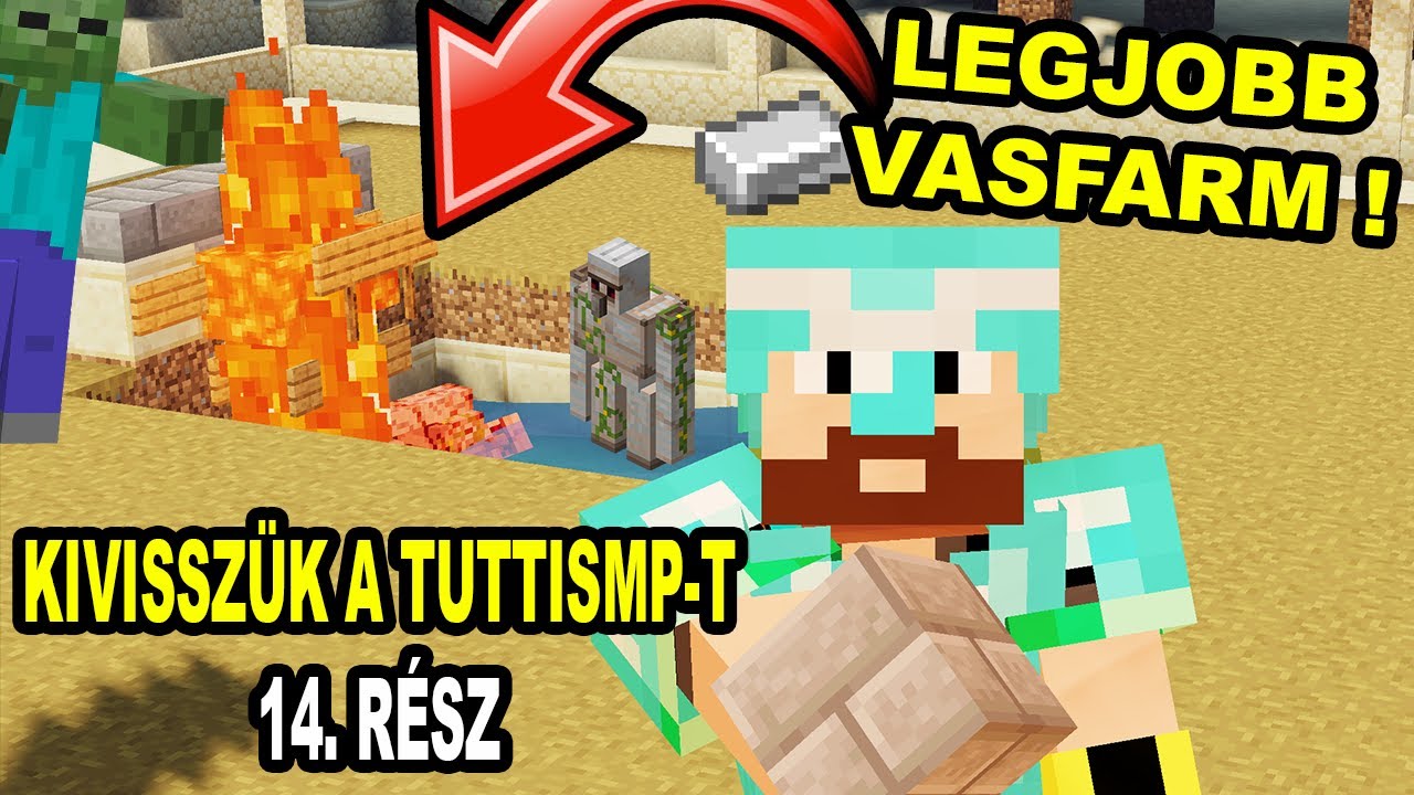 LEGJOBB VASFARM a TuttiSMP Minecraft szerveren ! | KIVISSZ&Uuml;K a TuttiSMP-t 14. r&eacute;sz
