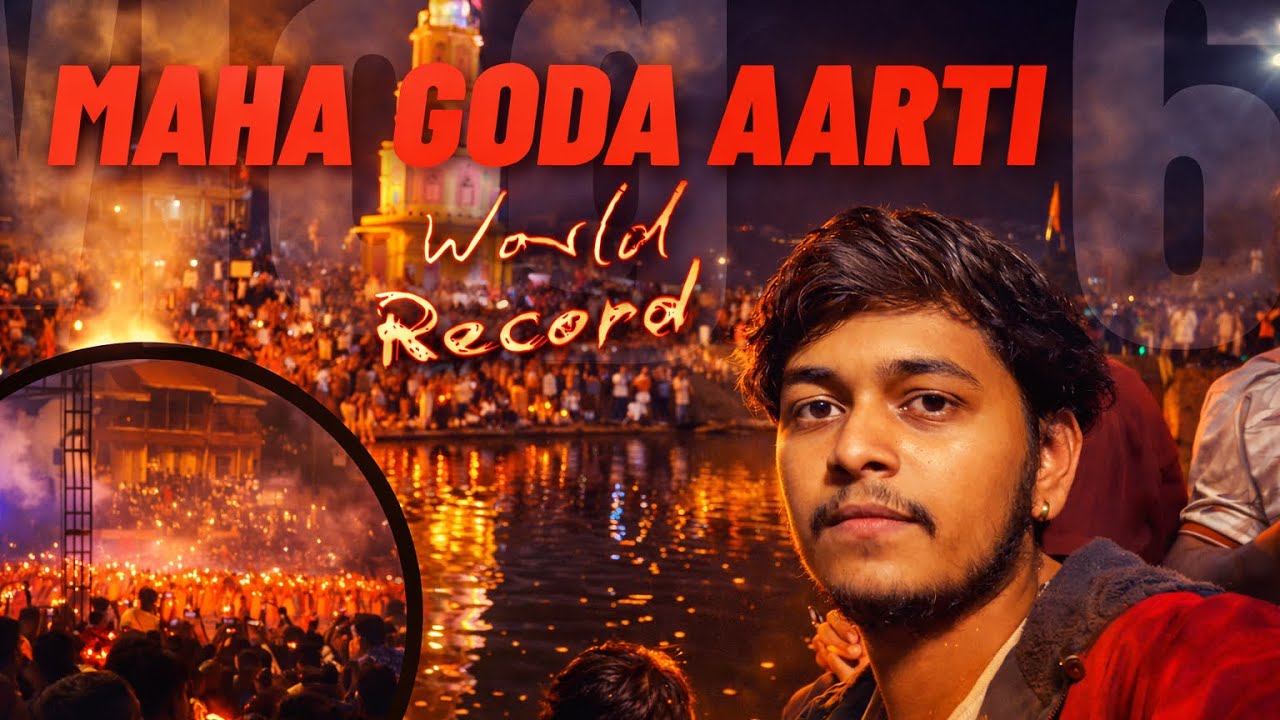 World Record Maha Goda Aarti? 😱 | Nashik 1111 Devotees Aarti 🙏