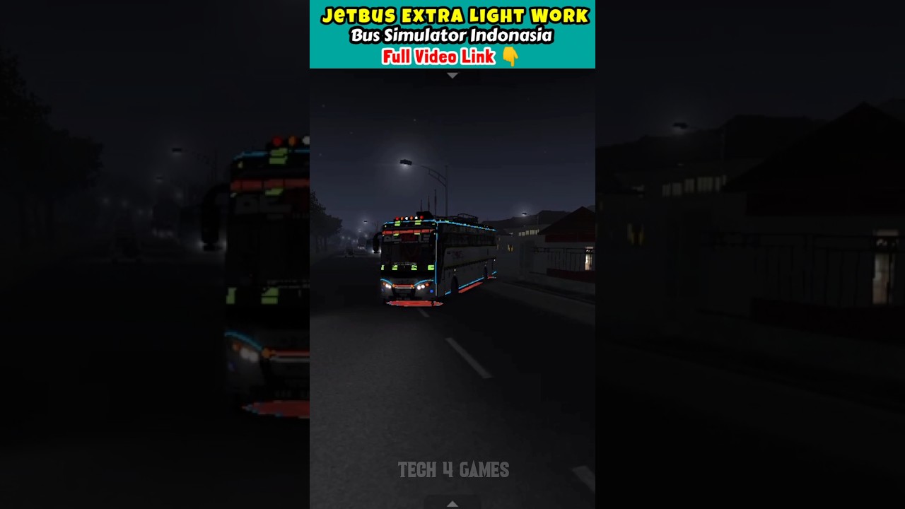 Jetbus Extra Lights | How To Add |Link In Description |#bussid #jetbus #lights