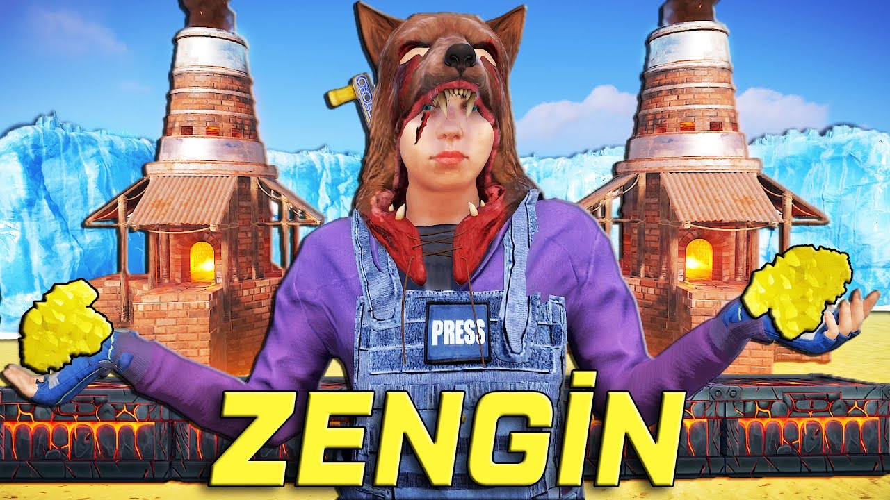 HİÇ BU KADAR KÜKÜRT DOLU EV GÖRMEDİM !(EFSANE RAİDLER ve 50.000 KÜKÜRT) Rust Türkçe Hardcore Bölüm 2