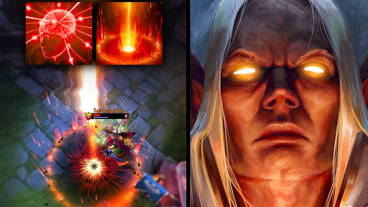 Invoker's FIRST ITEM Rod of Atos vs Ember Spirit Mid | Dota 2 Invoker