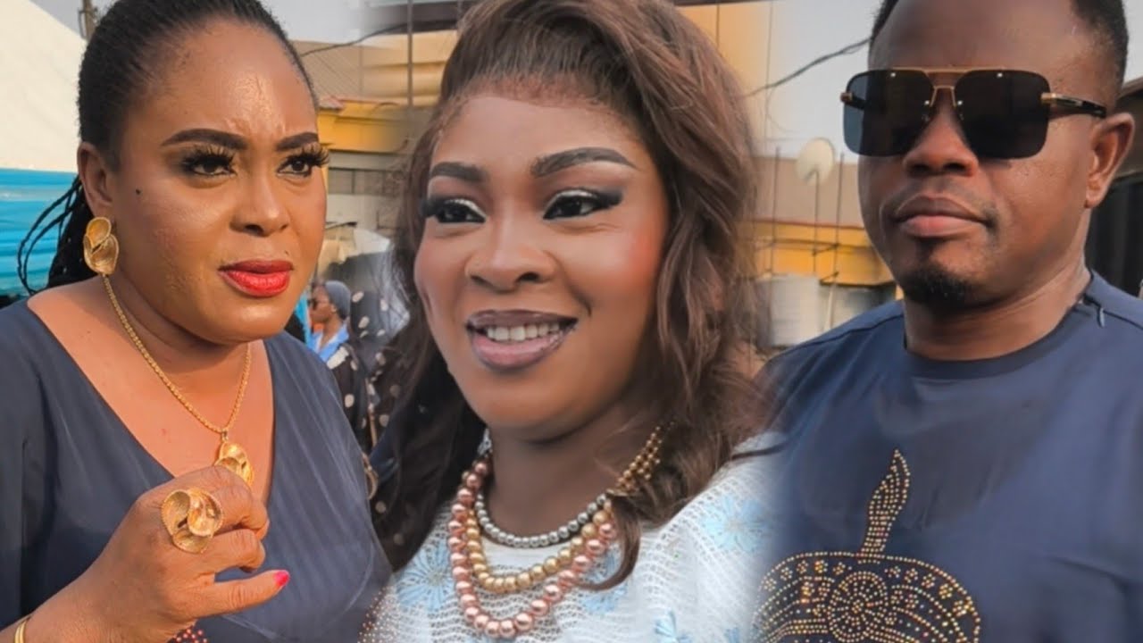 LOVING FAMILY:SHOLA KOSOKO&HUBBY SHOW A LOT OF LOVE,AS THEY WELCOME GUEST @HER SISTER NAMING CEREMON