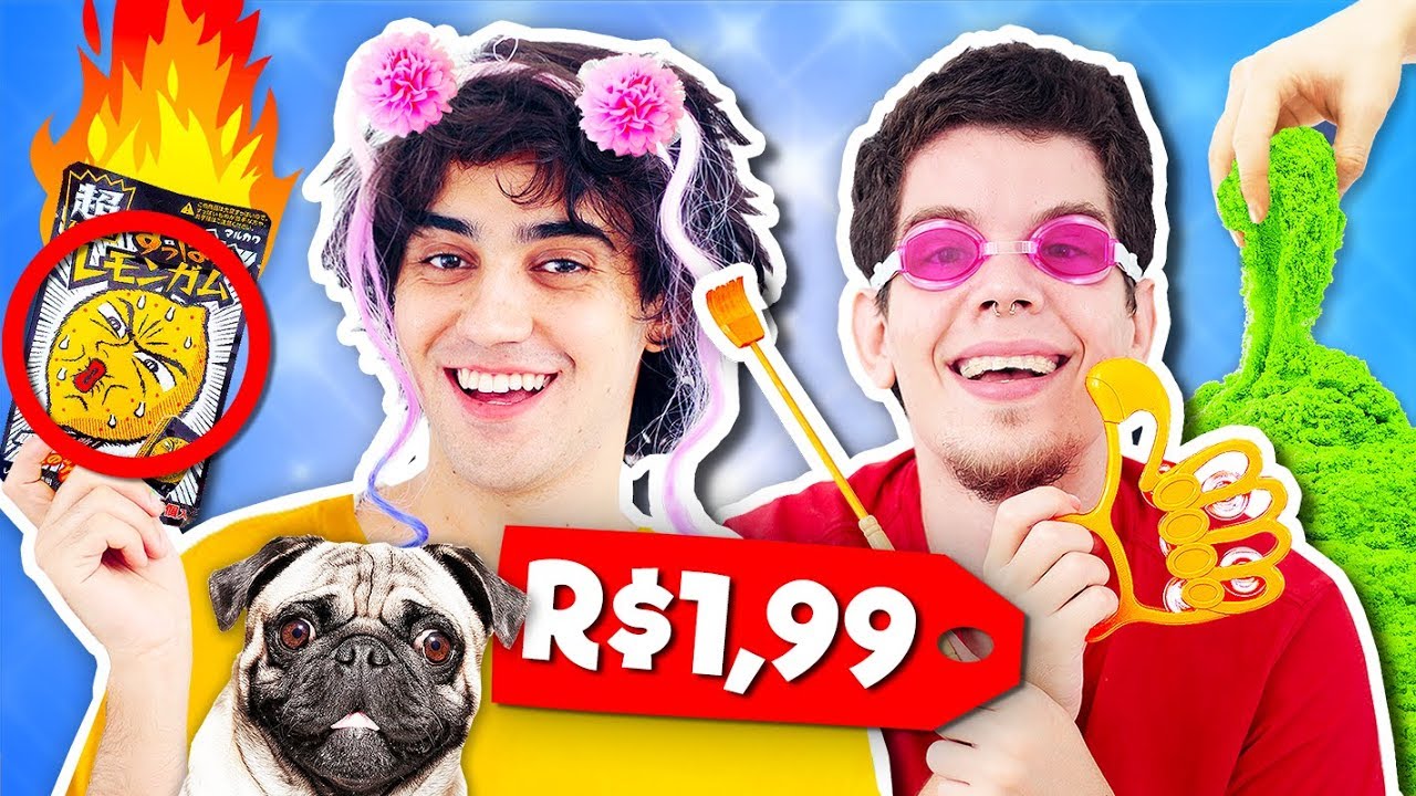 TESTANDO COMPRAS BIZARRAS DE R$1,99