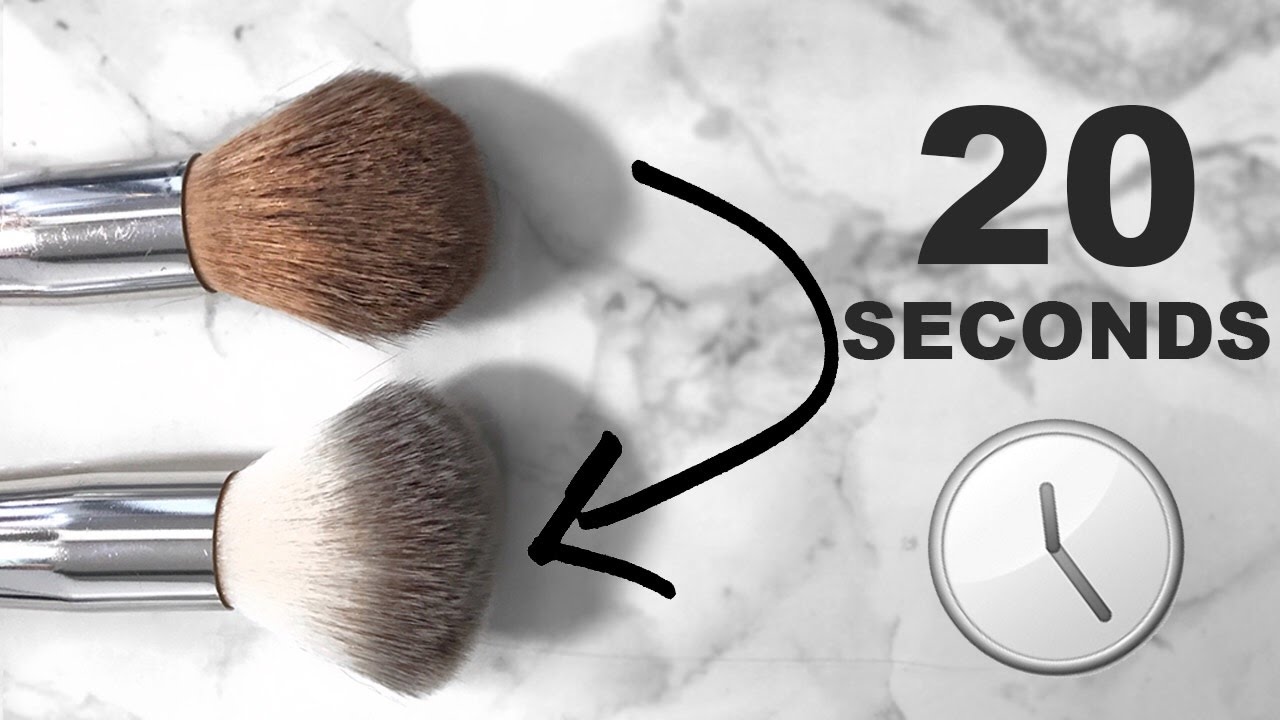 How to CLEAN & DRY Brushes In 20 SECONDS