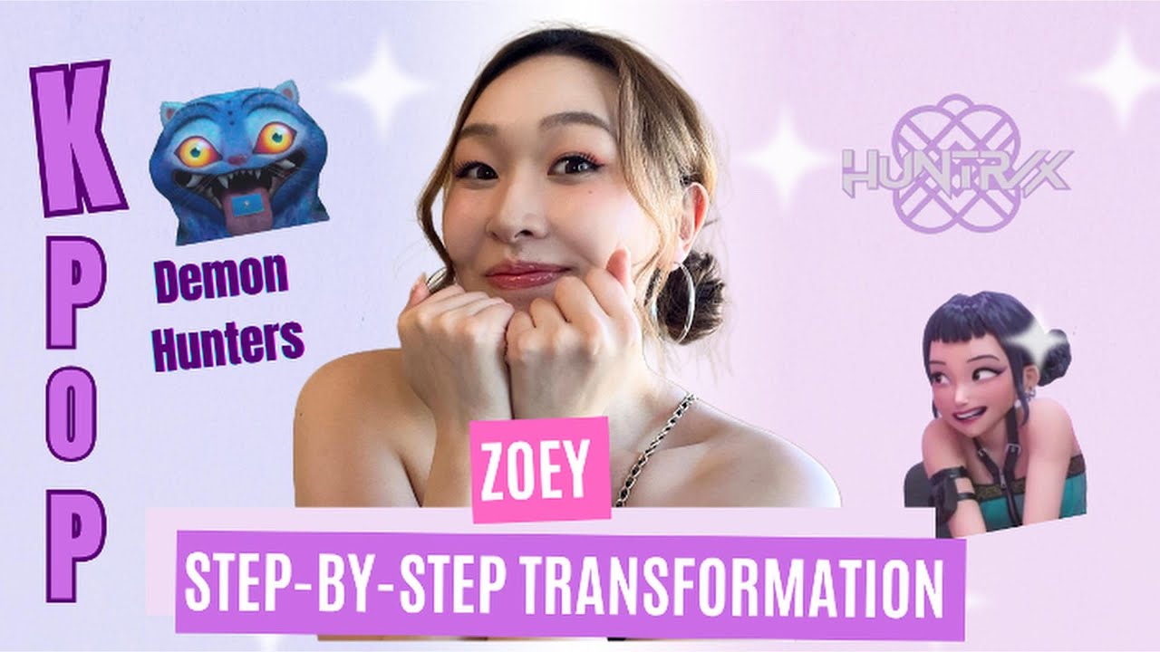 Zoey Huntrix Step-By-Step Transformation Tutorial