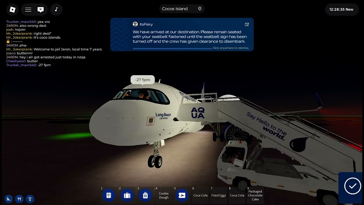 ROBLOX | Aqua Airways | Business Class | Airbus A319NEO | Part 3