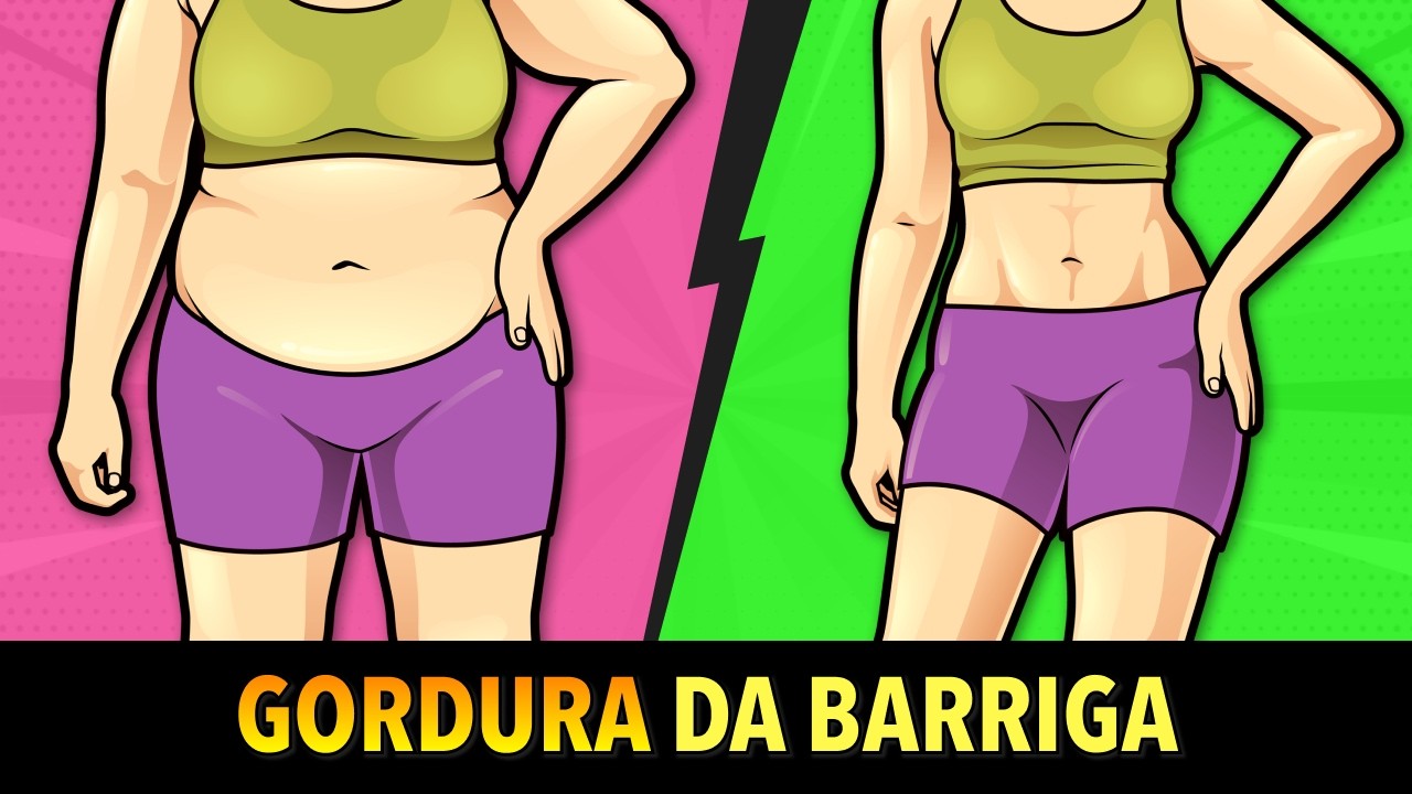 15 Min Treino Rápido para Queimar Gordura da Barriga - Exercício para Fazer em Casa