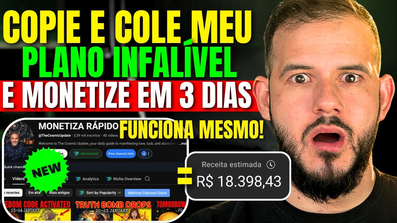 O PLANO MAIS RÁPIDO PARA MONETIZAR UM CANAL DARK EM 2026 (FUNCIONA ATÉ PARA INICIANTES)