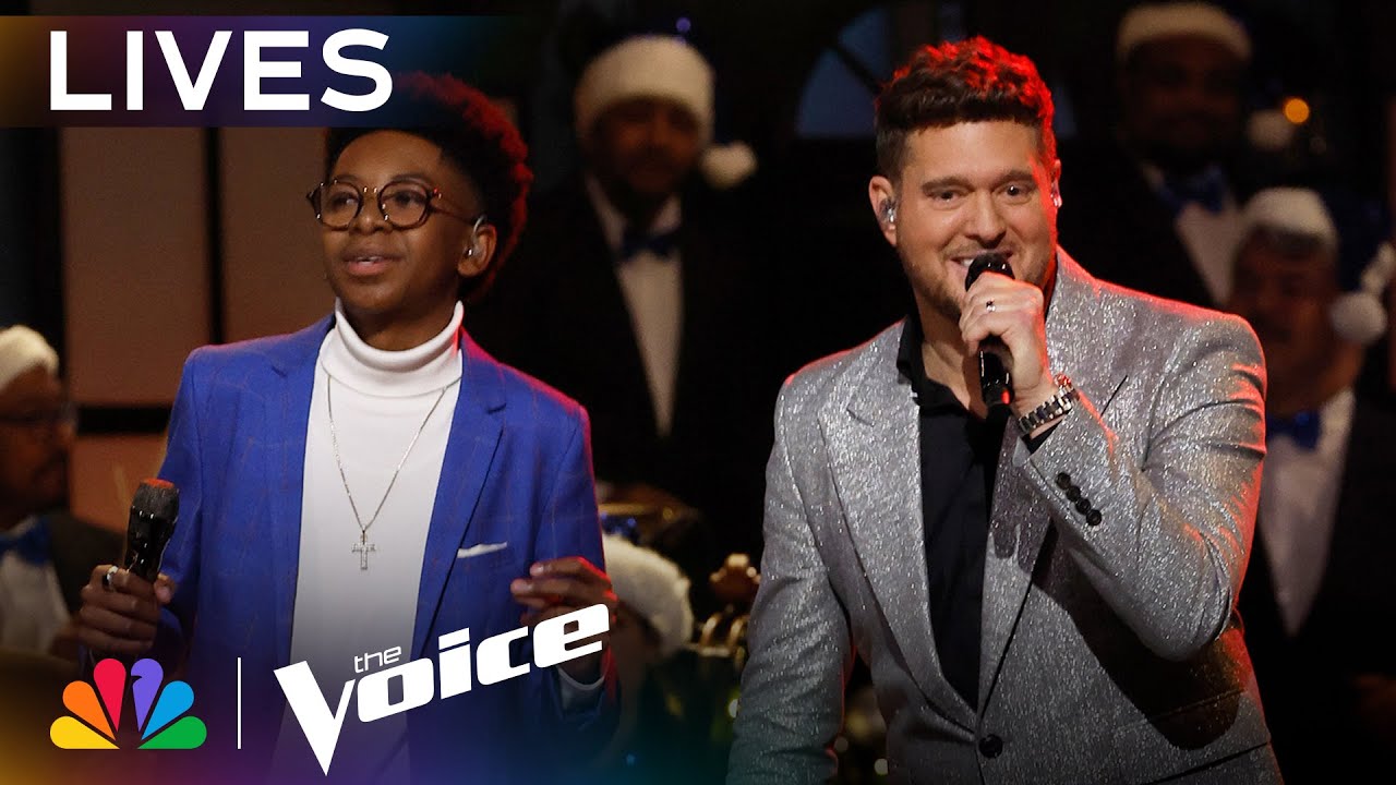 Max Chambers & Michael Bublé Perform "Blue Christmas" by Michael Bublé | The Voice Live Finale | NBC