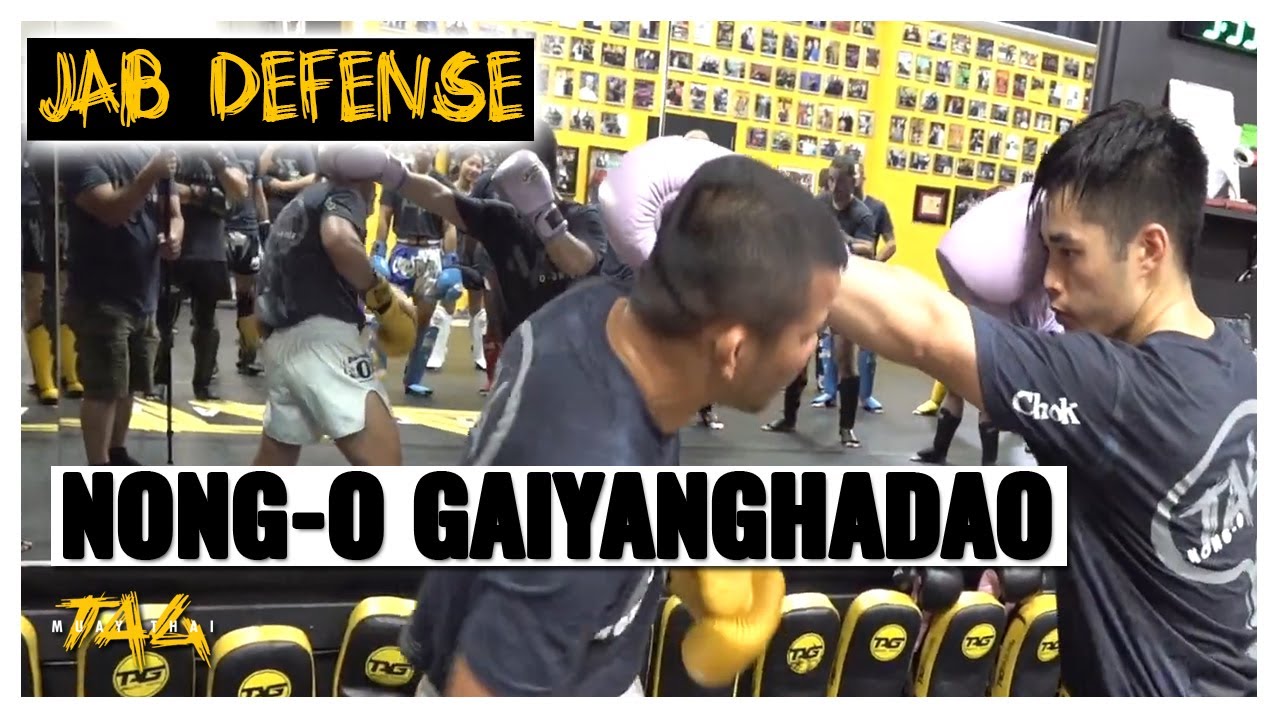 Jab Defense with Uppercut & Kick with Nong-O Gaiyanghadao