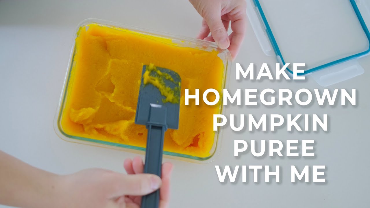 How I Make Pumpkin Puree, a bit of ASMR  & Winterizing My Dahlias