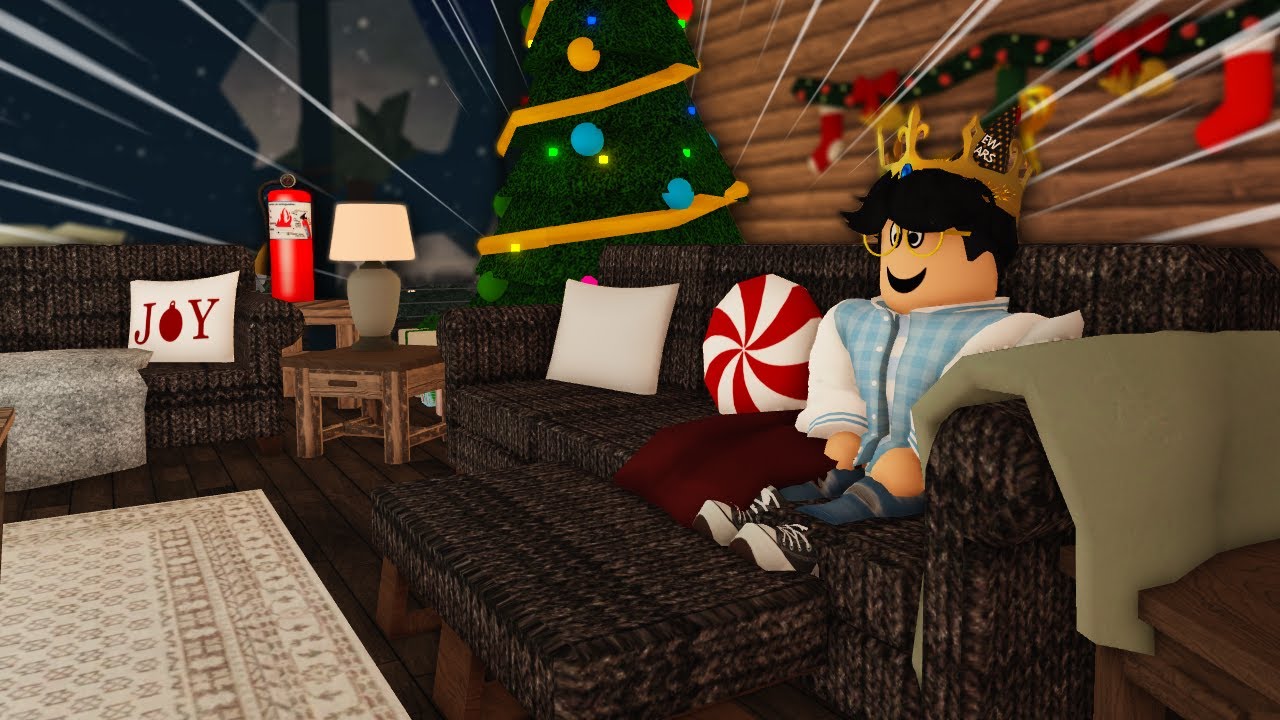 A DAY IN MY NEW $1.9M BLOXBURG WINTER MANSION... UPDATED TOUR