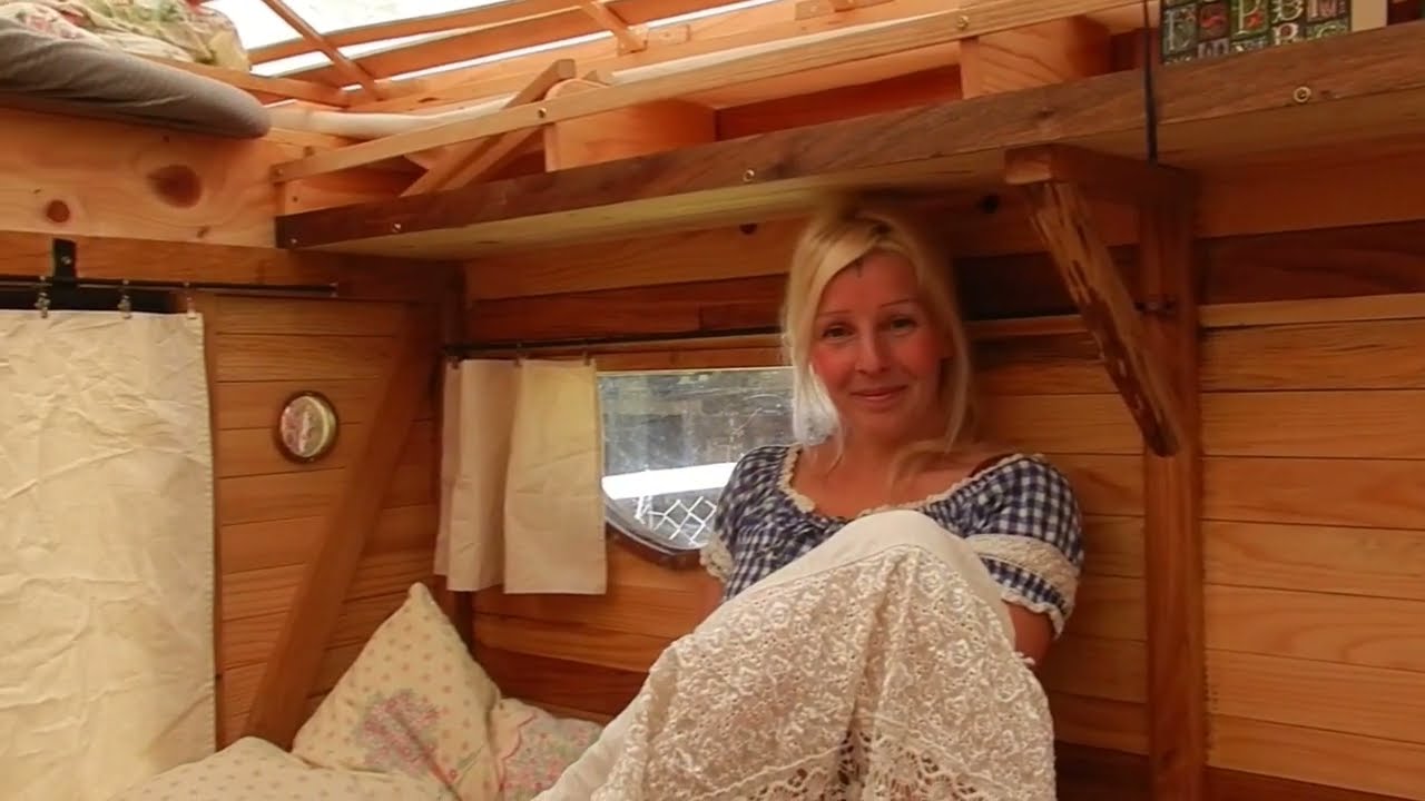 Roomtour  / Vorf&uuml;hrung - absetzbarer Single Camper f&uuml;r Anh&auml;nger in Holzbauweise