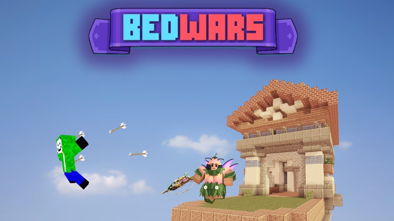 QUANDO O CARA É BOM, JOGA ATÉ DE KIT RUIM!!! | BEDWARS |