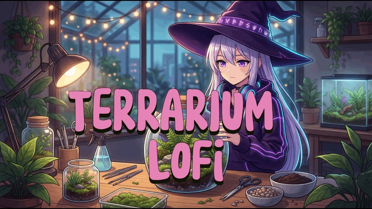 Sera’s Terrarium Workshop Lofi 🌿 Quiet Mossy Beats for Calm