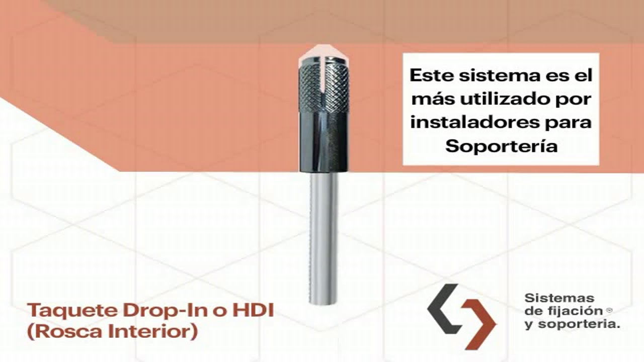 Taquete de rosca interior (HDI, Dropin, SCI)