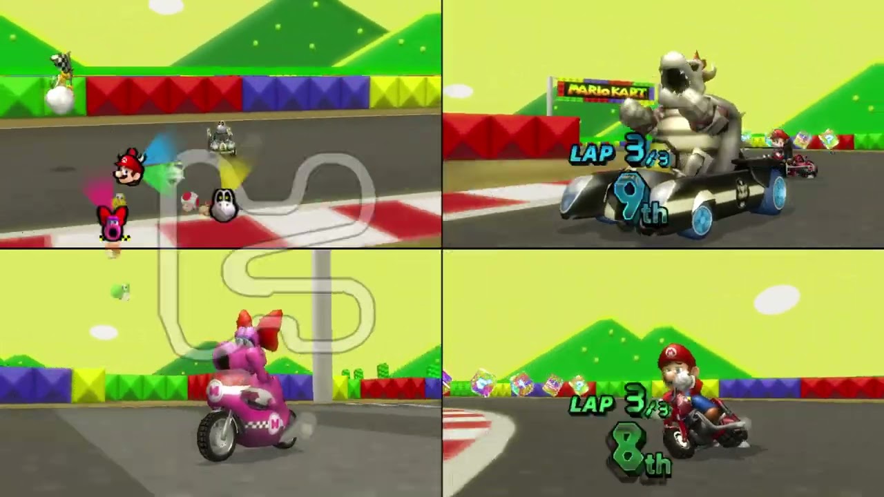 Mario Kart Wii ✦ 4 Players 