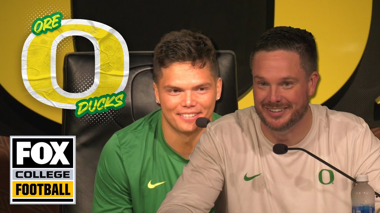 Postgame Interview: Dan Lanning, Dillon Gabriel EXCITED after No. 3 Oregon's win over No. Ohio State