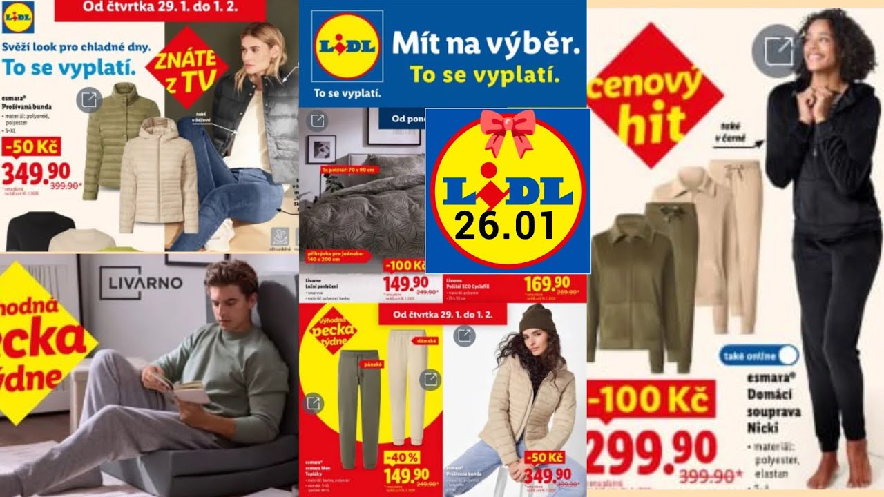 Obchod Katalog LIDL ✨ Lidl Akce Týdne 26.01.26 - 1.2.26 ✨ Kuchyně, bytové doplňky textil #lidlczech