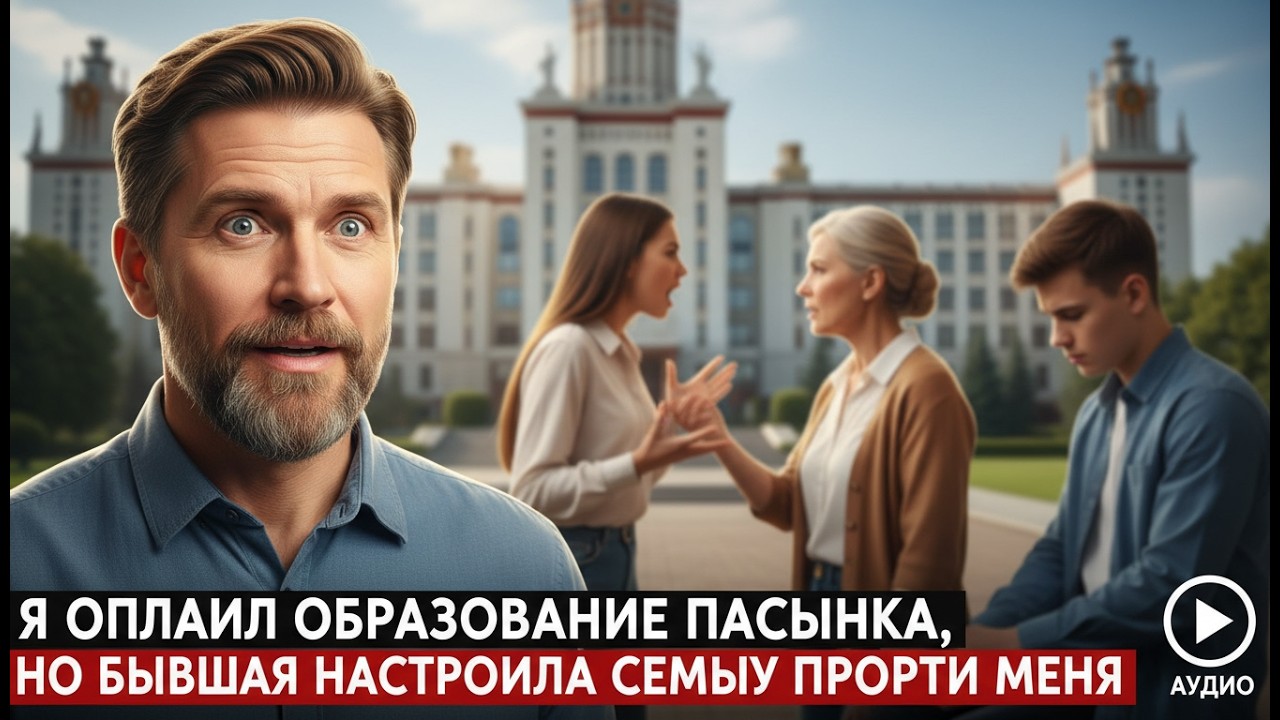 Я оплатил учебу пасынка, но бывшая узнала и настроила семью против меня.