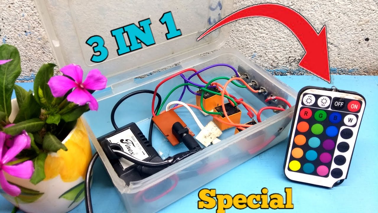 How To Make a 3 Channel 230 volt chaser circuit || 3000 watt ||