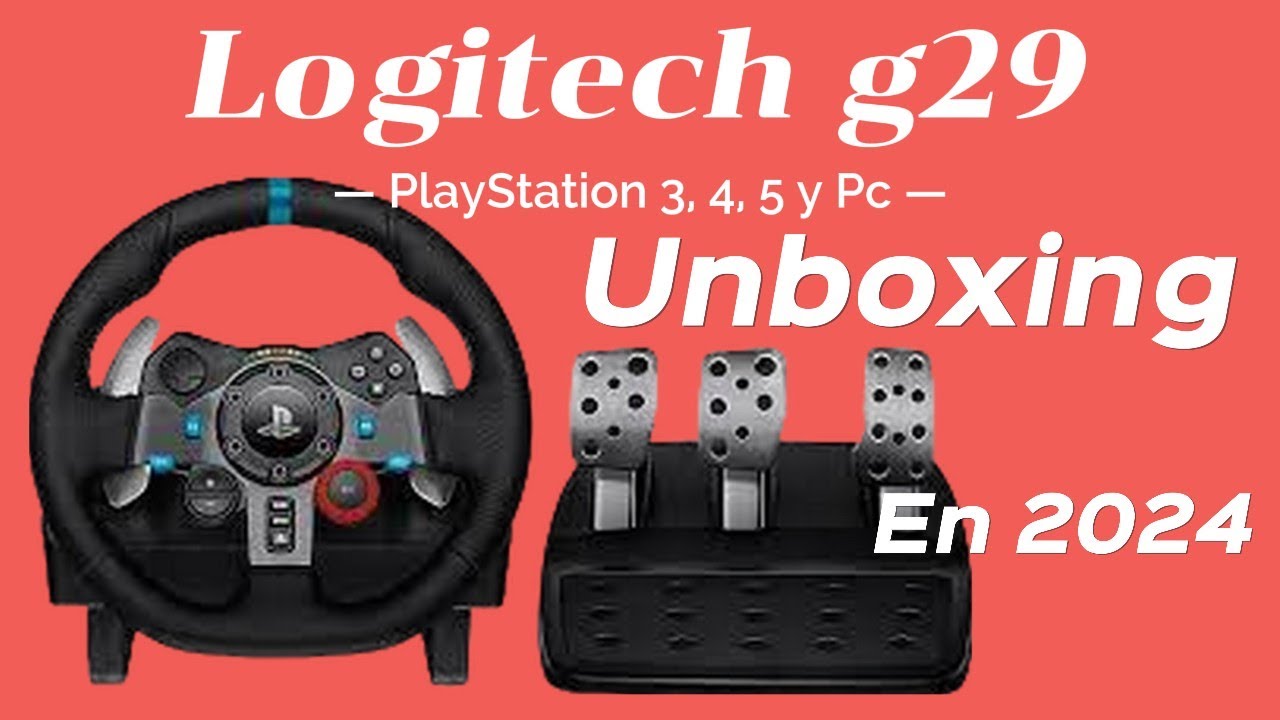 Logitech G29 ESPAÑOL Unboxing en 2024 + PlaySeat Challenge