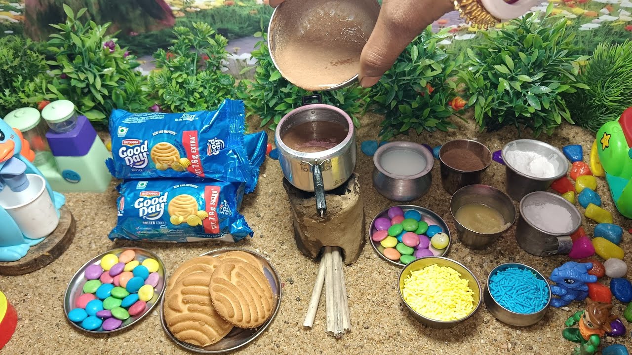 Miniature Good Day Biscuit And Chocolate cake Recipe 