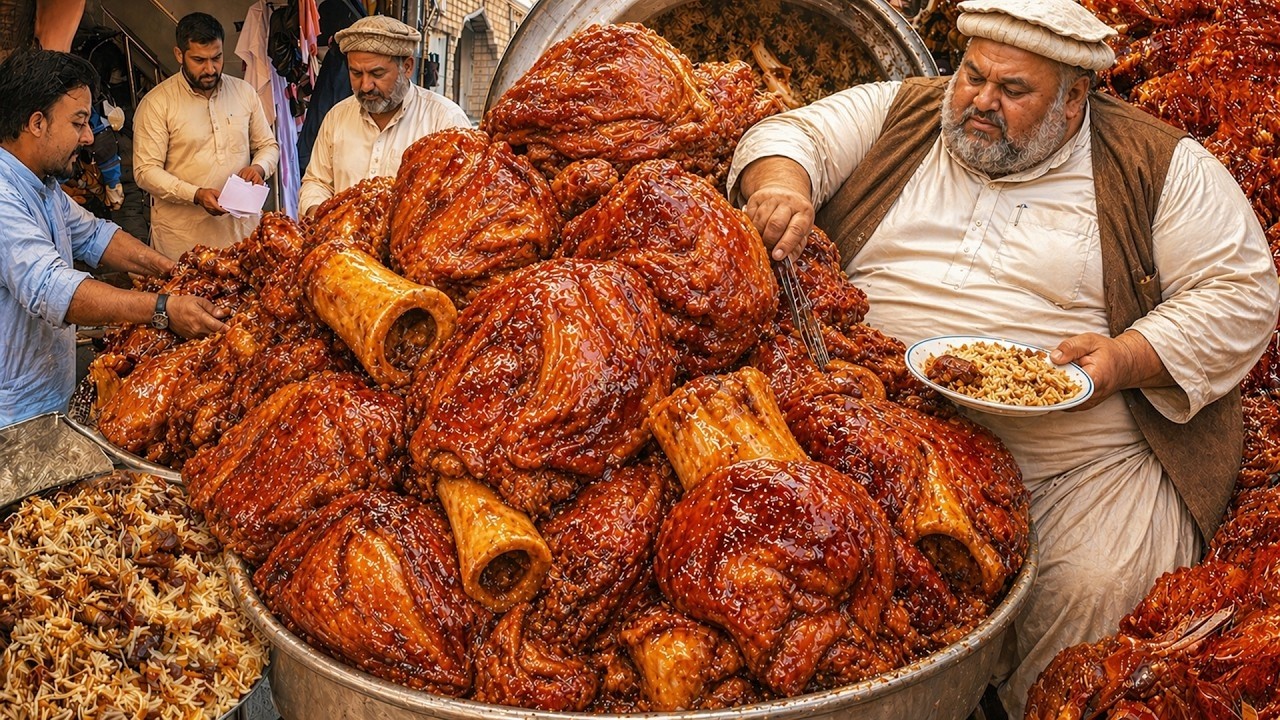 SHER MUHAMMAD SIRI PAYE RECIPE | 200KG HEADS & LEGS MAKING PROCESS | PESHAWARI MUTTON PAYE BREAKFAST