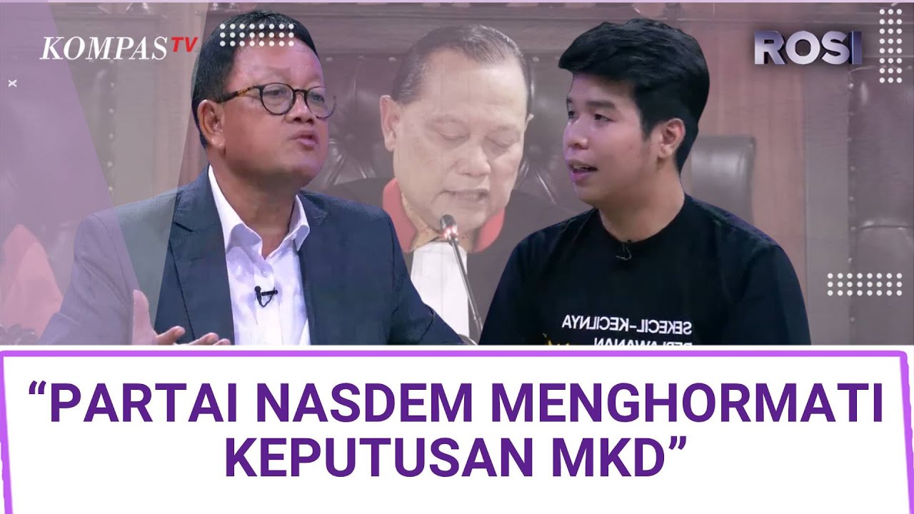 Hasil Sidang MKD DPR Putuskan Nasib Sahroni Cs, Nasdem: Ini Pembelajaran bagi Semua | ROSI