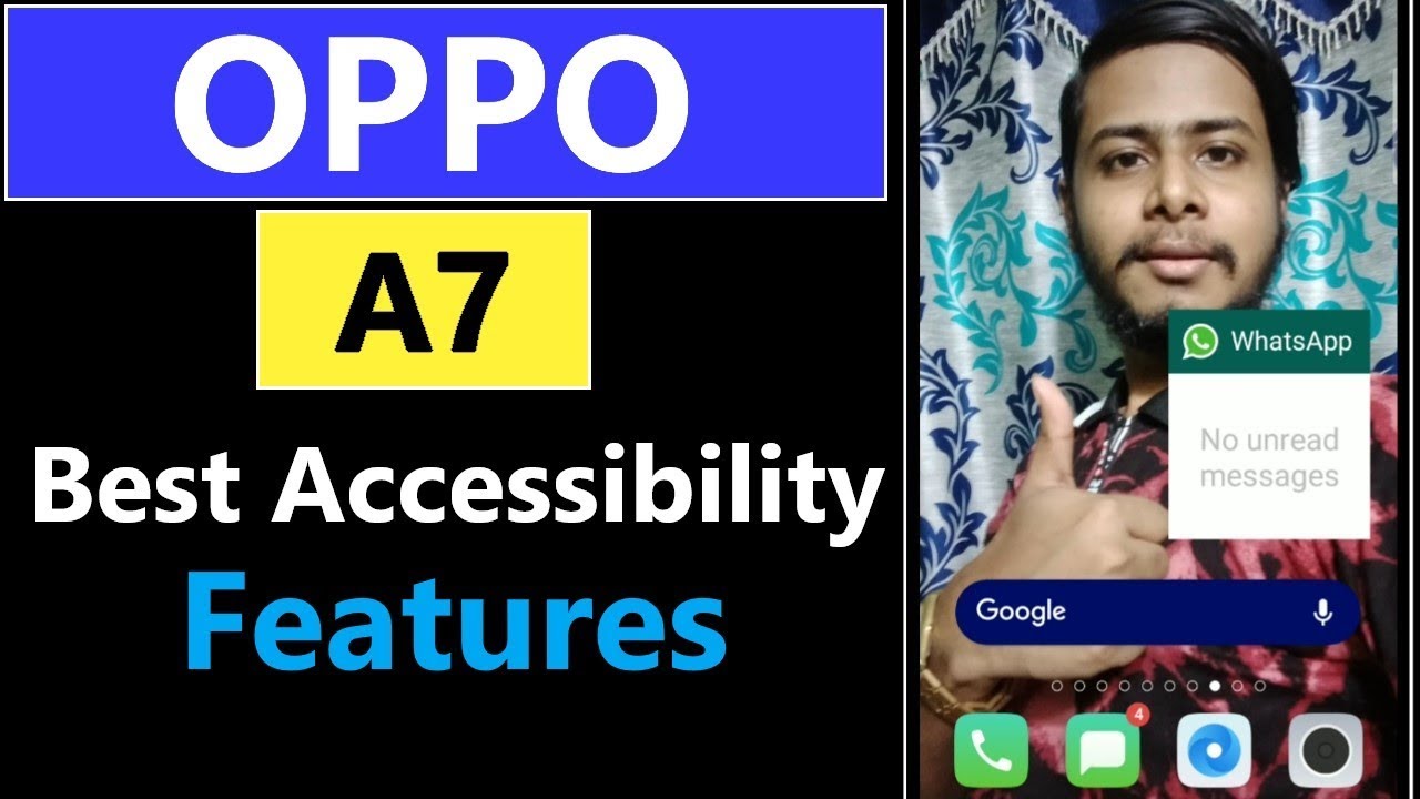 Oppo A7 Best accessibility Features | How to enable oppo a7 accessibility features