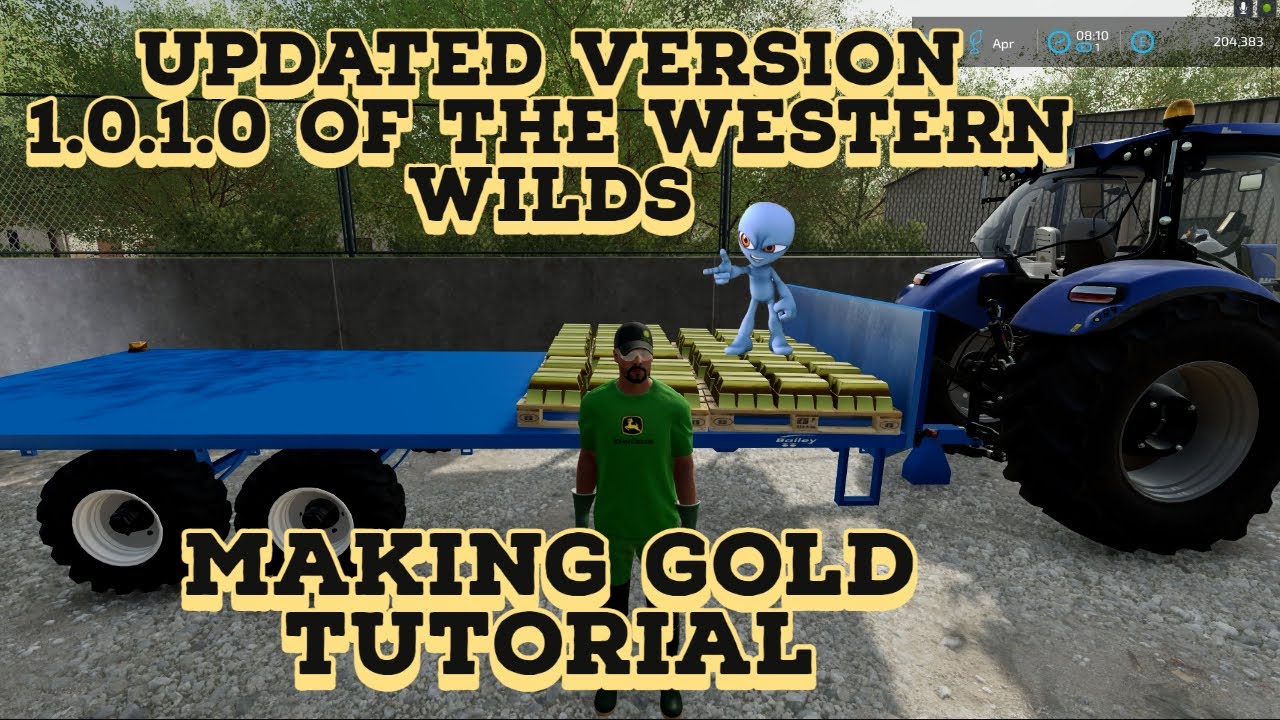Making Gold Tutorial|The Western Wilds|Farming Simulator 22